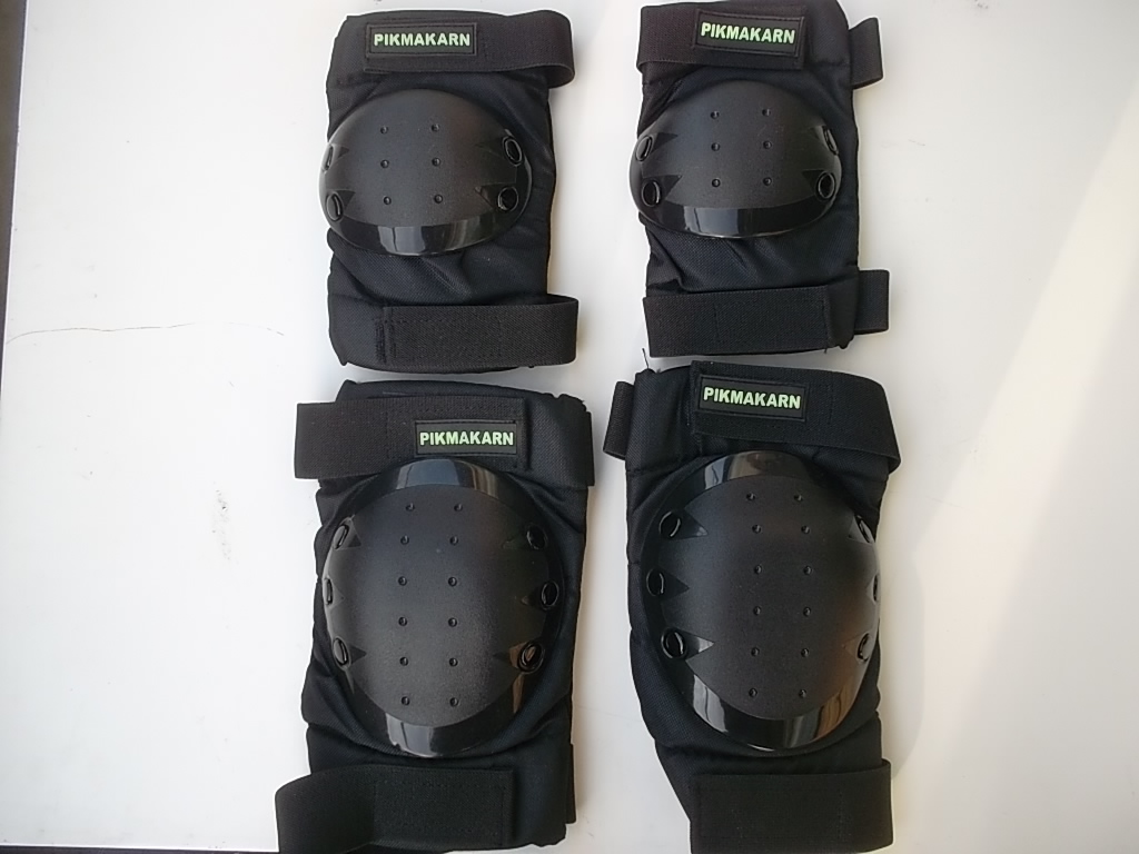 Pikmakarns Knä och Armbågsskydd Som verkligen funkar på isen Standardutrustning för långfärdsskrinnare 