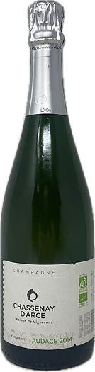 2014 CUVEE AUDACE BIO EXTRA BRUT CHASSENAY D'ARCE, 75 cl