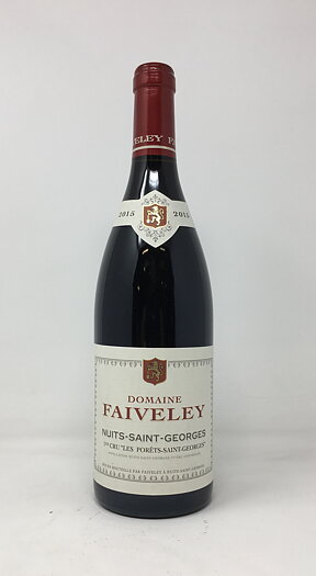 2015 NUITS SAINT GEORGES LES PORETS SAINT GEORGES FAIVELEY BOURGOGNE ROUGE, 75 cl
