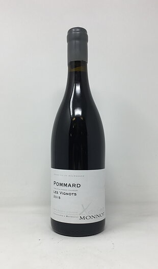 2015 POMMARD LES VIGNOTS MONNOT XAVIER BOURGOGNE ROUGE, 75 cl