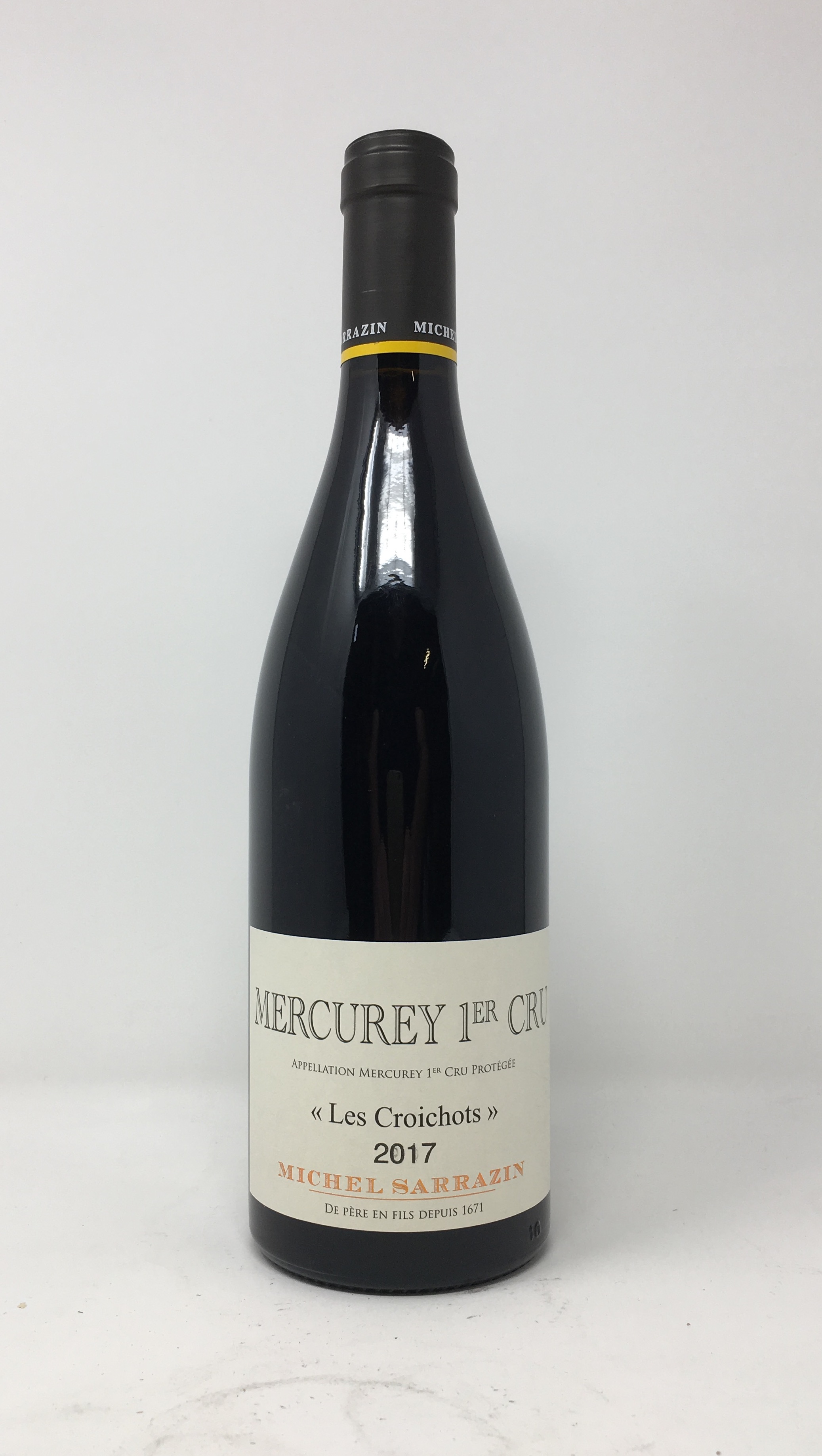 2017 MERCUREY LES CROICHOTS RöD SARRAZIN, 75 cl