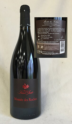 2011 SAUMUR CHAMPIGNY MONTEE DES ROCHES DOMAINE DE SAINT JUST, 75 cl