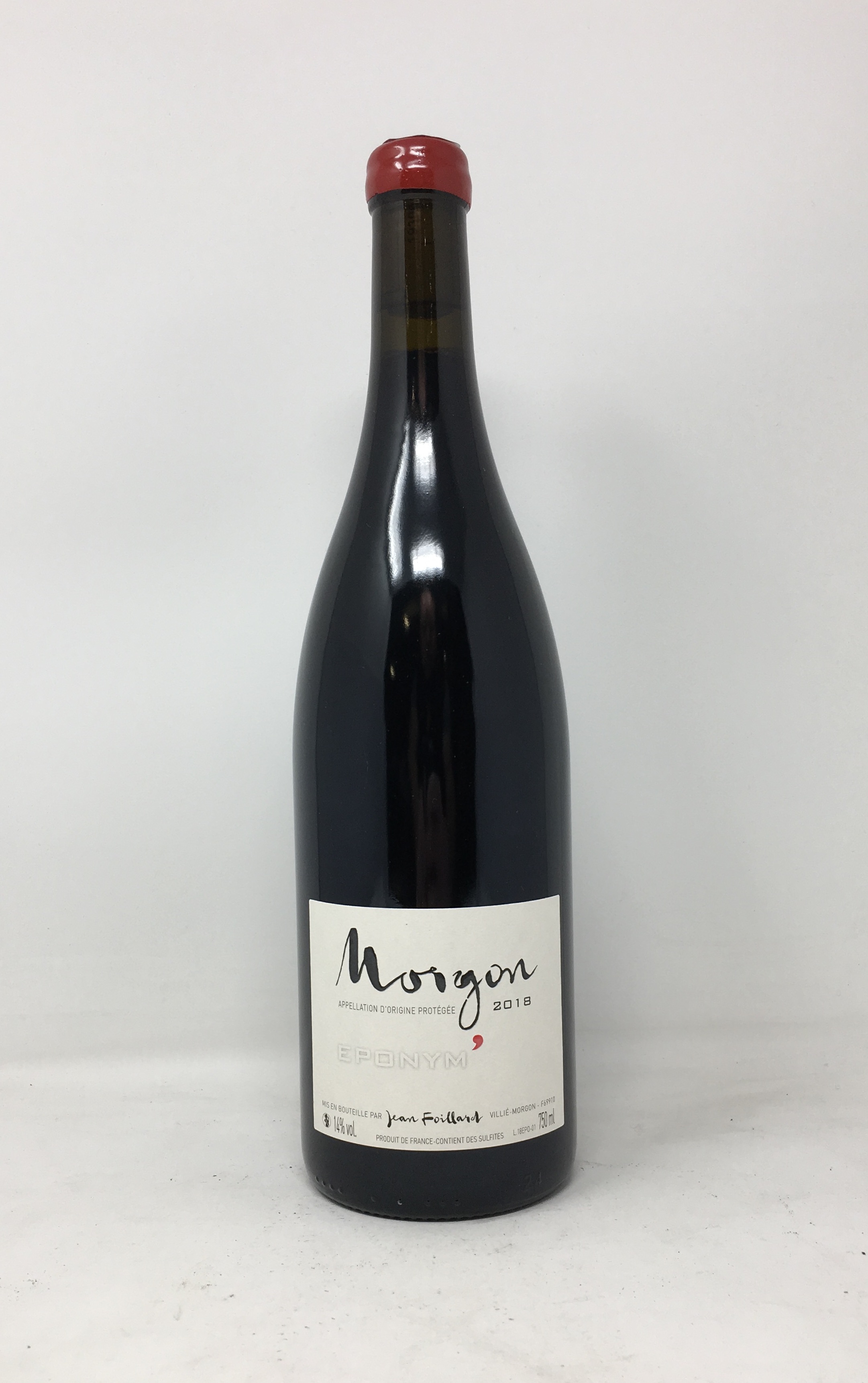 2018 MORGON EPONYME FOILLARD, 75 cl