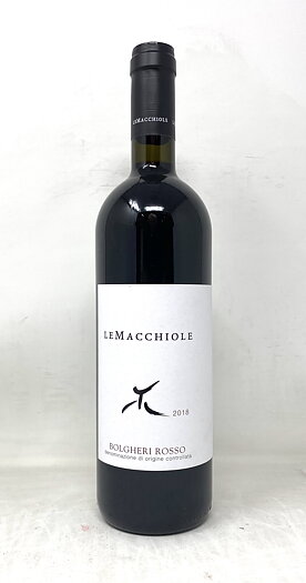 2018 BOLGHERI ROSSO LE MACCHIOLE, 75 cl