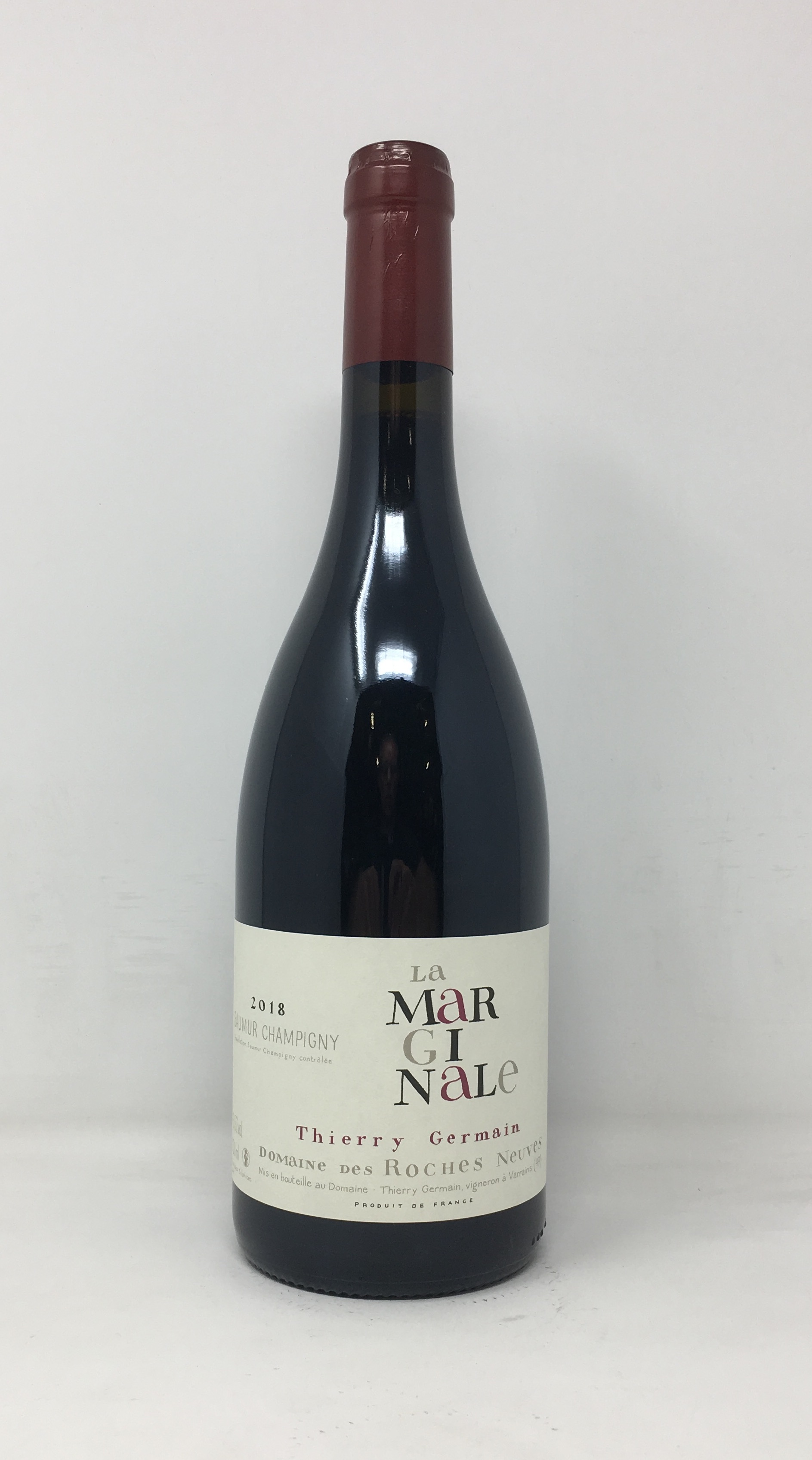 2018 SAUMUR CHAMPIGNY LA MARGINALE TIERRY GERMAINE/ROCHES NEVES, 75 cl