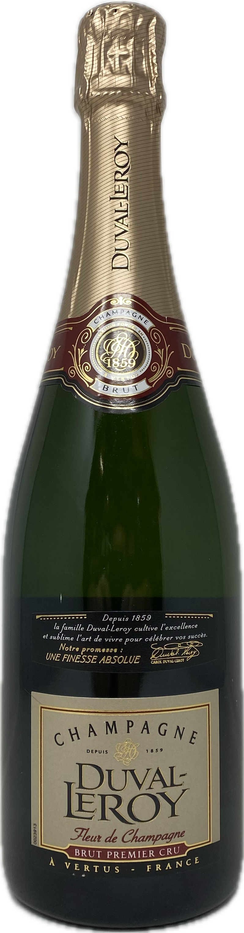 N.V. FLEUR DU CHAMPAGNE BRUT 1ER CRU DUVAL LEROY, 75 cl