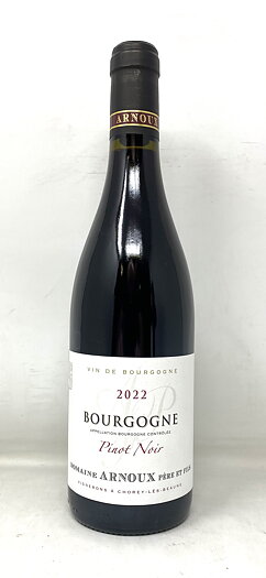 2022 BOURGOGNE PINOT NOIR ARNOUX PERE ET FILS, 75 cl  