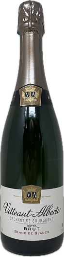 N.V. CREMANT DE BOURGOGNE BLANC DE BLANCS EXTRA BRUT VITTEAU ALBERTI, 75 cl 