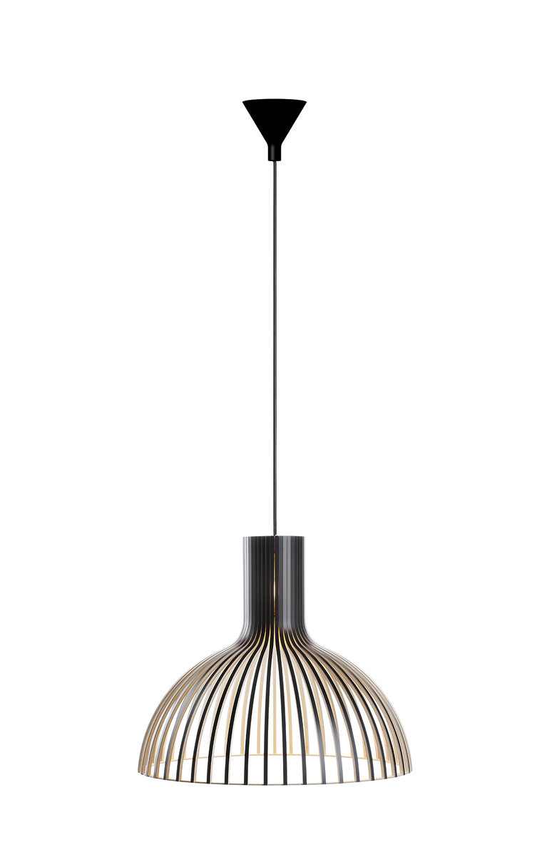 Dezall Secto ceiling cup - black - 5