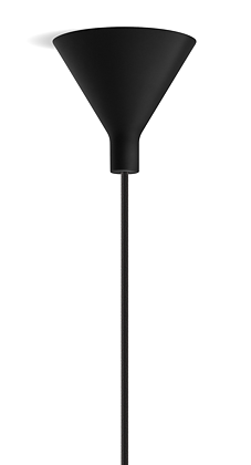 Dezall Secto lamptopp set - svart - sockerbit