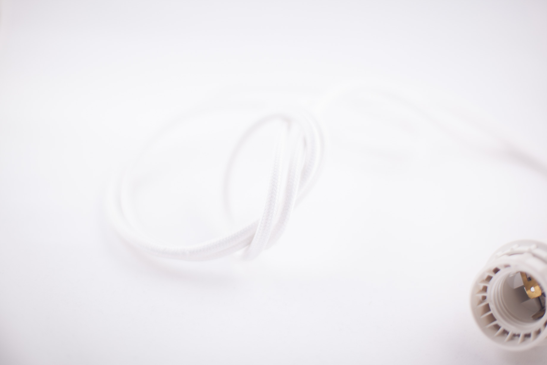 Dezall Secto lamptopp set - vit - sockerbit - 2
