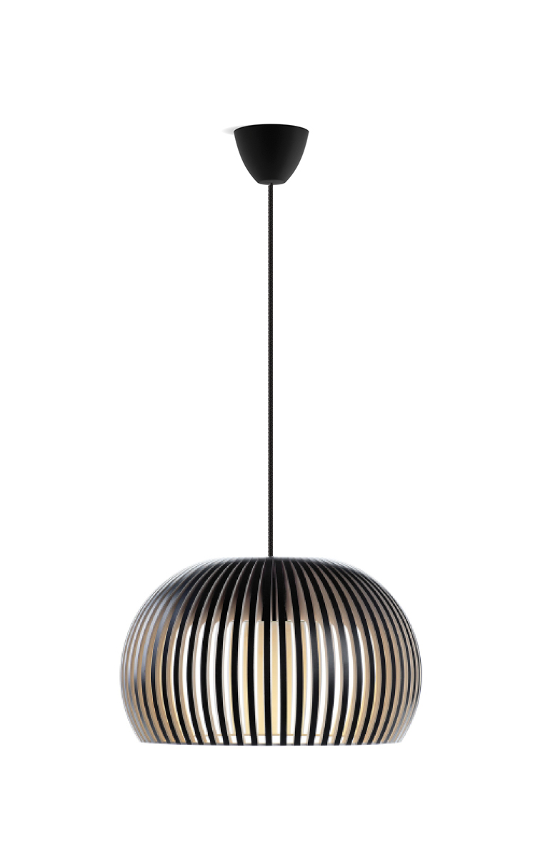 Dezall Round - black matt - 7