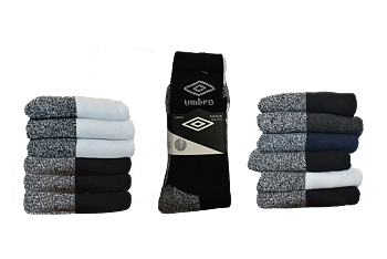 Umbro sportstrumpa 3 par 80 kr - 6 par 150 kr