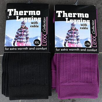 Ribbstickade thermoleggings 120 kr - 2 par 200 kr