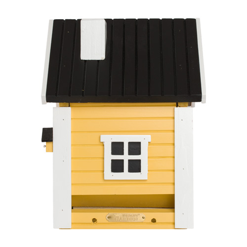 Multiholk Maison Jaune, vue latérale, mangeoire en bois massif