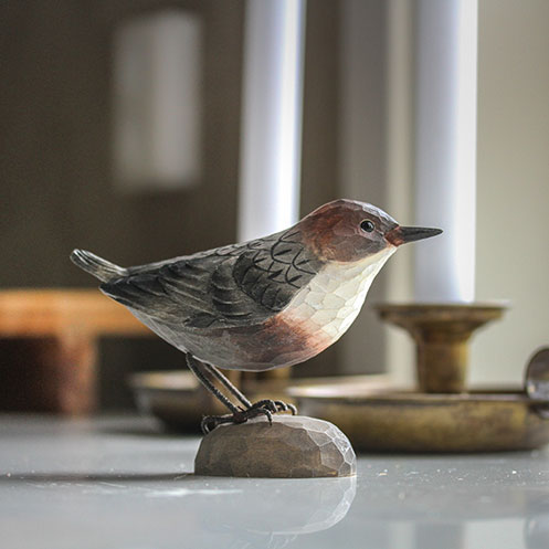 Wild Bird Figurines, Carved Wooden Figurines