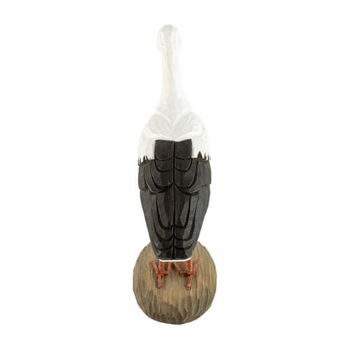 DecoBird Cigogne blanche, vue du dessus