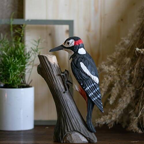 DecoBird Great Spotted Woodpecker