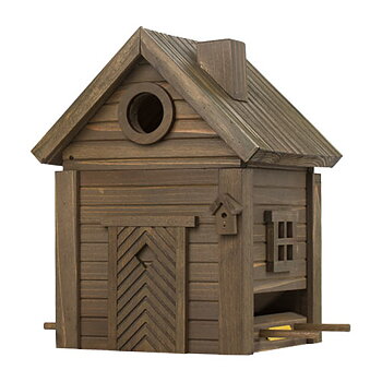 4x Handy Home and Garden Bird House, Bird Box, Bird Houses for Garden  100% FSC Wood, Environmentally Friendly Through Use of Sustainable Forests