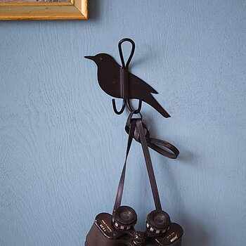 Patère en Métal Merle Noir