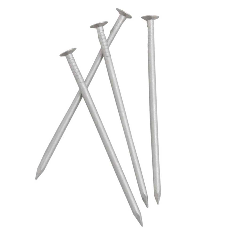 Aluminium Nägel 4 Stück