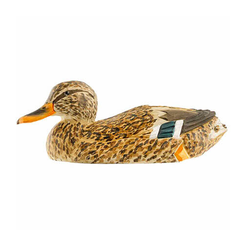 DecoBird Cane colvert, taillé et peint à la main dans des couleurs respectueuses de l'environnement