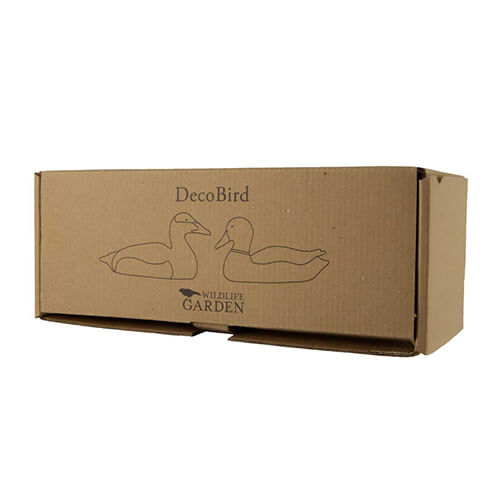 DecoBird Eiderente in seiner Kartonverpackung 