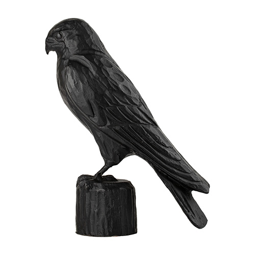 Faucon Crécerelle, sculpture en fonte 