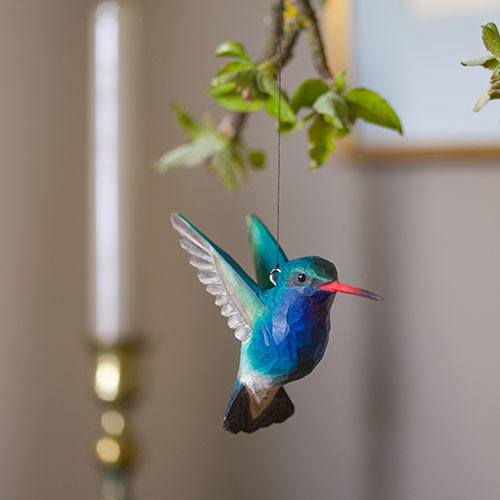 Maison de colibri suspendue en bois faite à la main, nid d'oiseau en forme  de champignon suspendu à l'extérieur – les meilleurs produits dans la  boutique en ligne Joom Geek