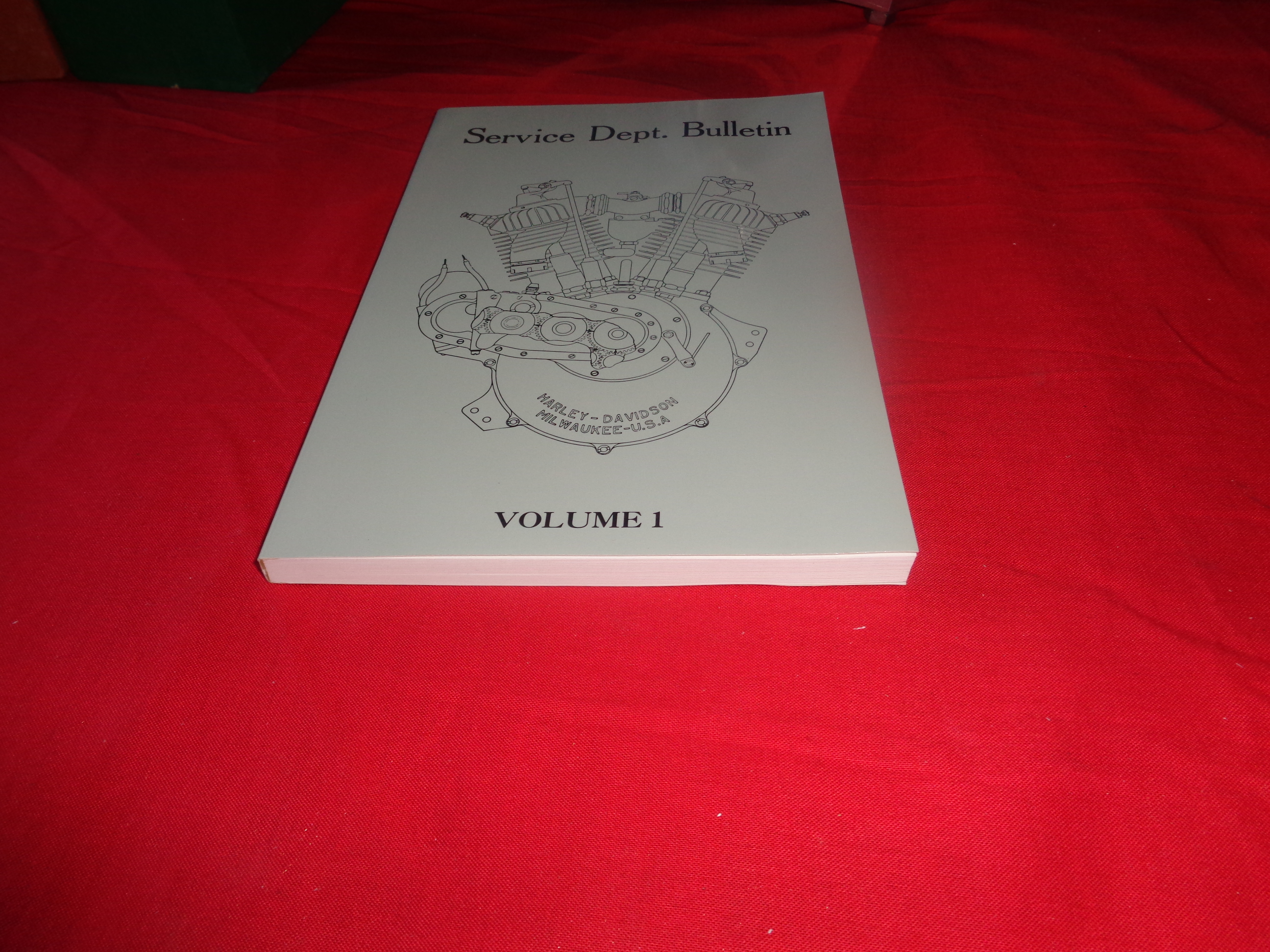 Service department bulletins book, shop dope Harley Volume 1 - 2