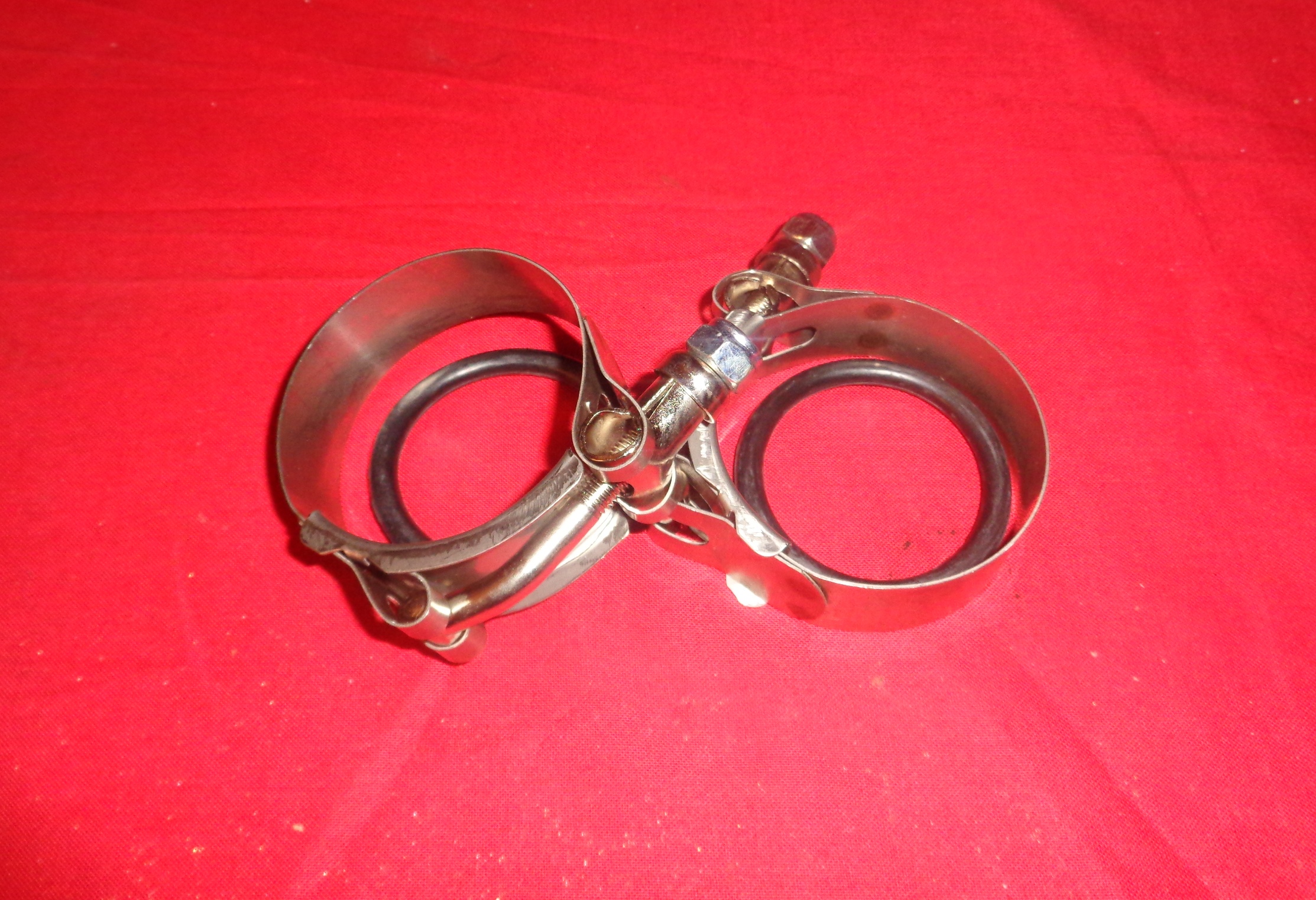 Power Intake Manifold Clamp Kit with O-Rings 1955-77