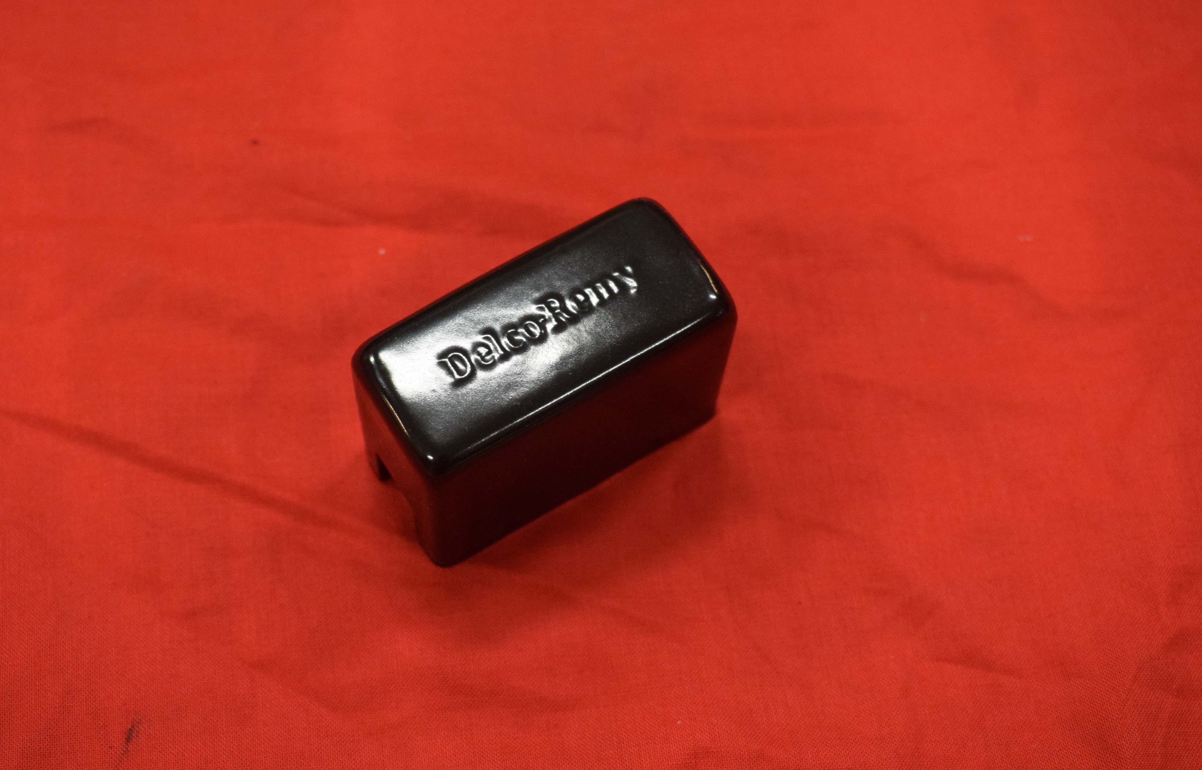 Black  Delco Remy Style Relay Cover 1938-57 All models