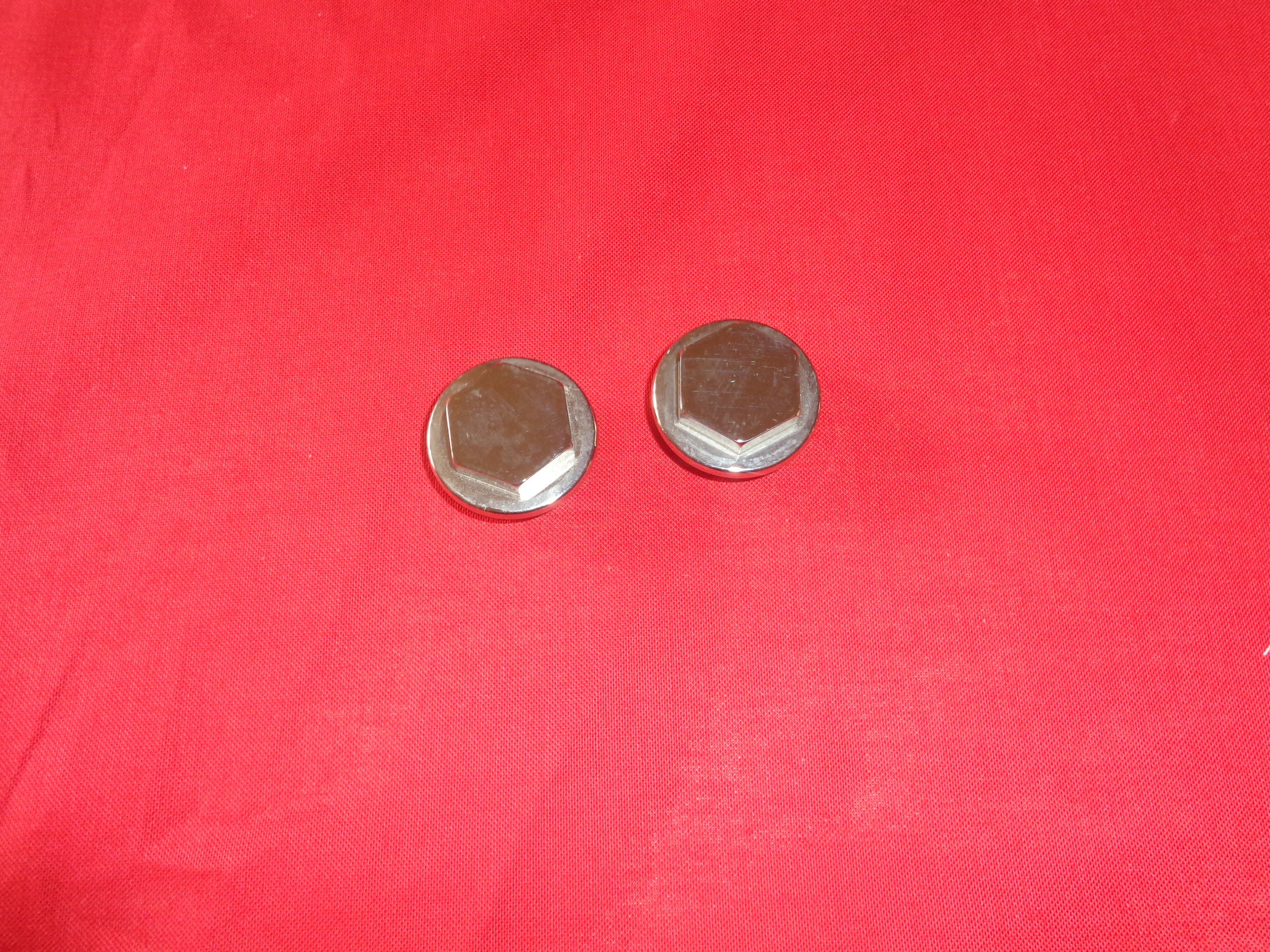 Handlebar end nuts Harley 1910-21
