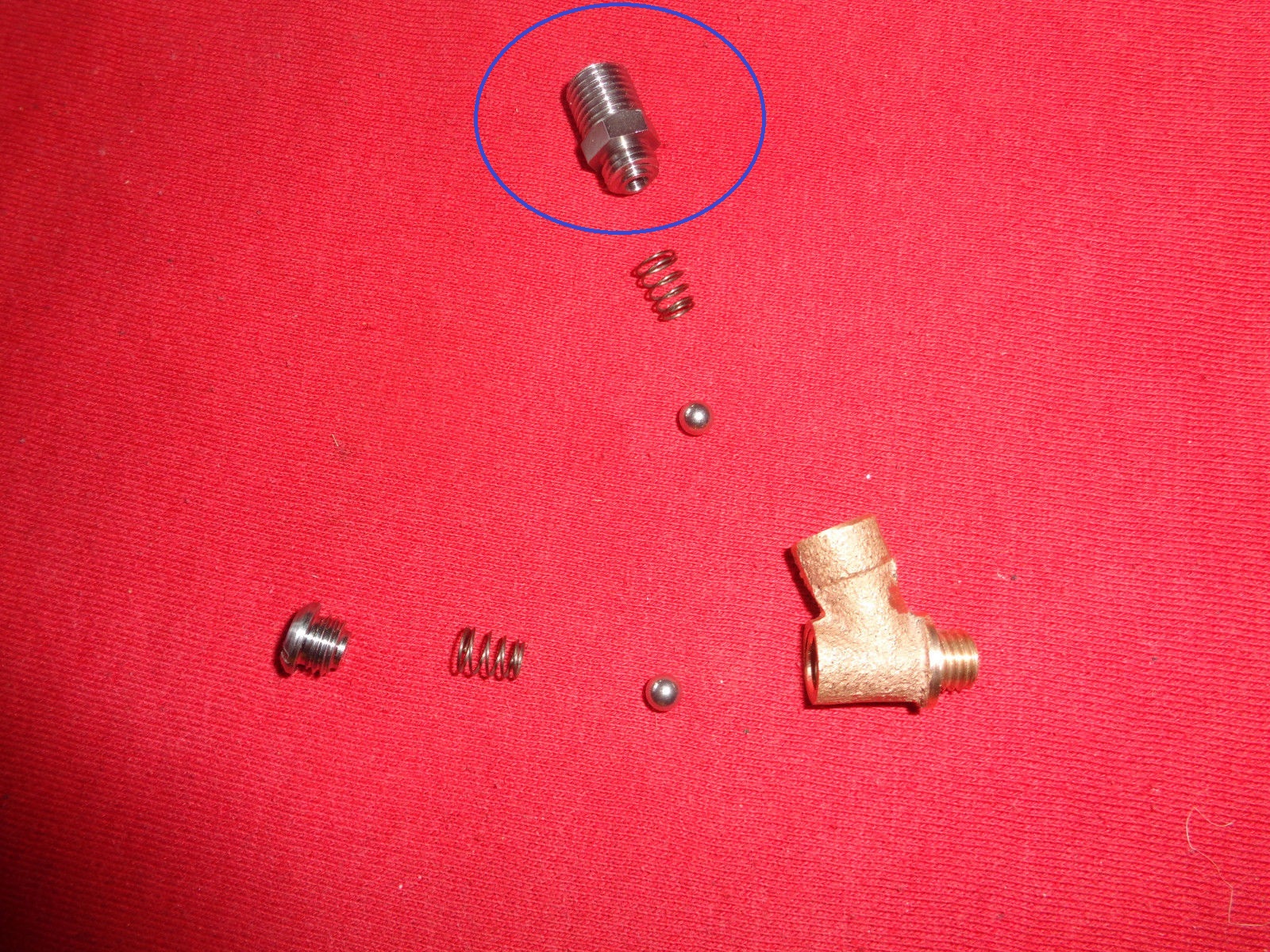Oiler Outlet Valve Kit Indian Powerplus 1916-23 - 5