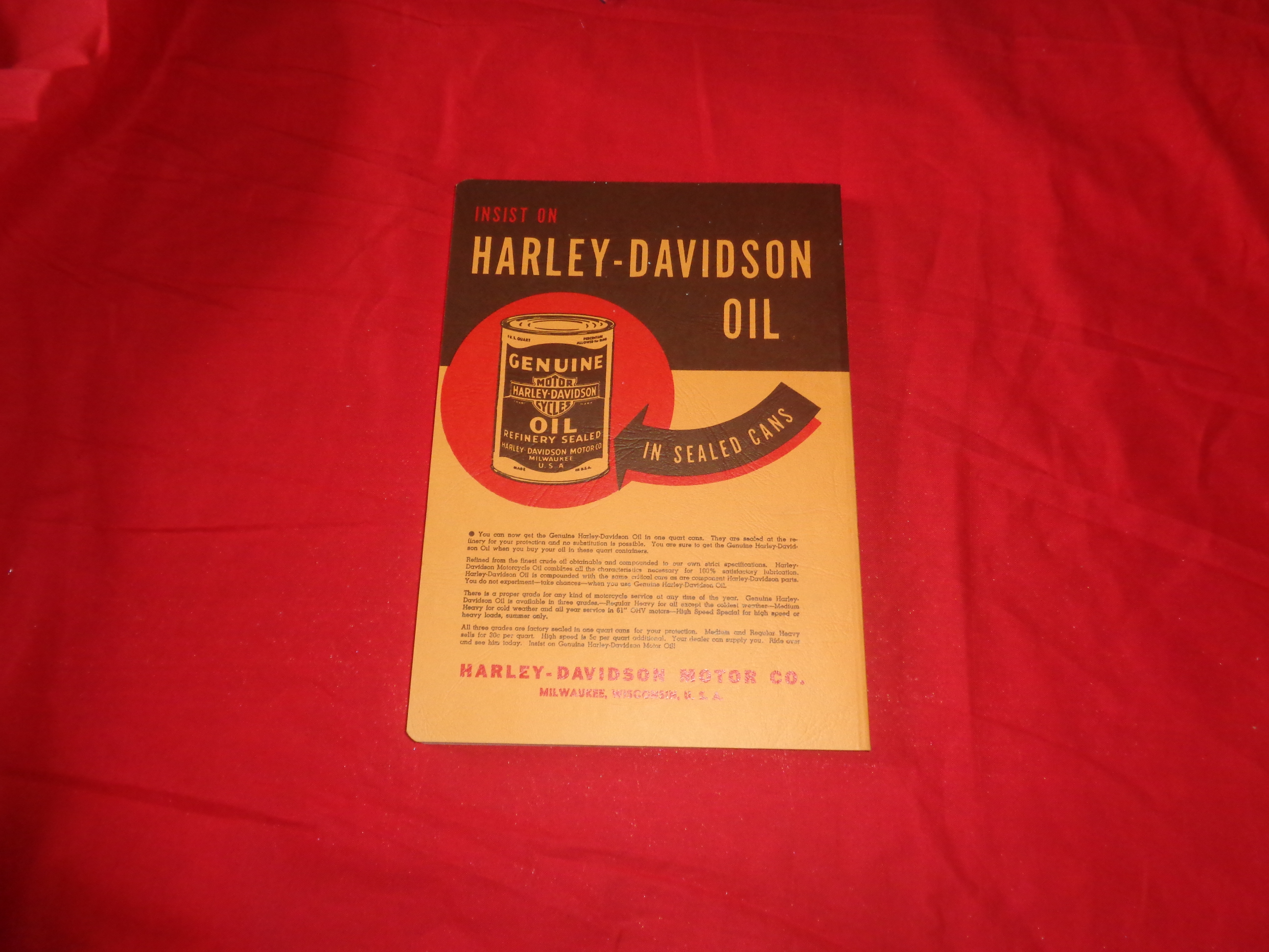 Spare parts list Harley 1930-40 twins models - 2