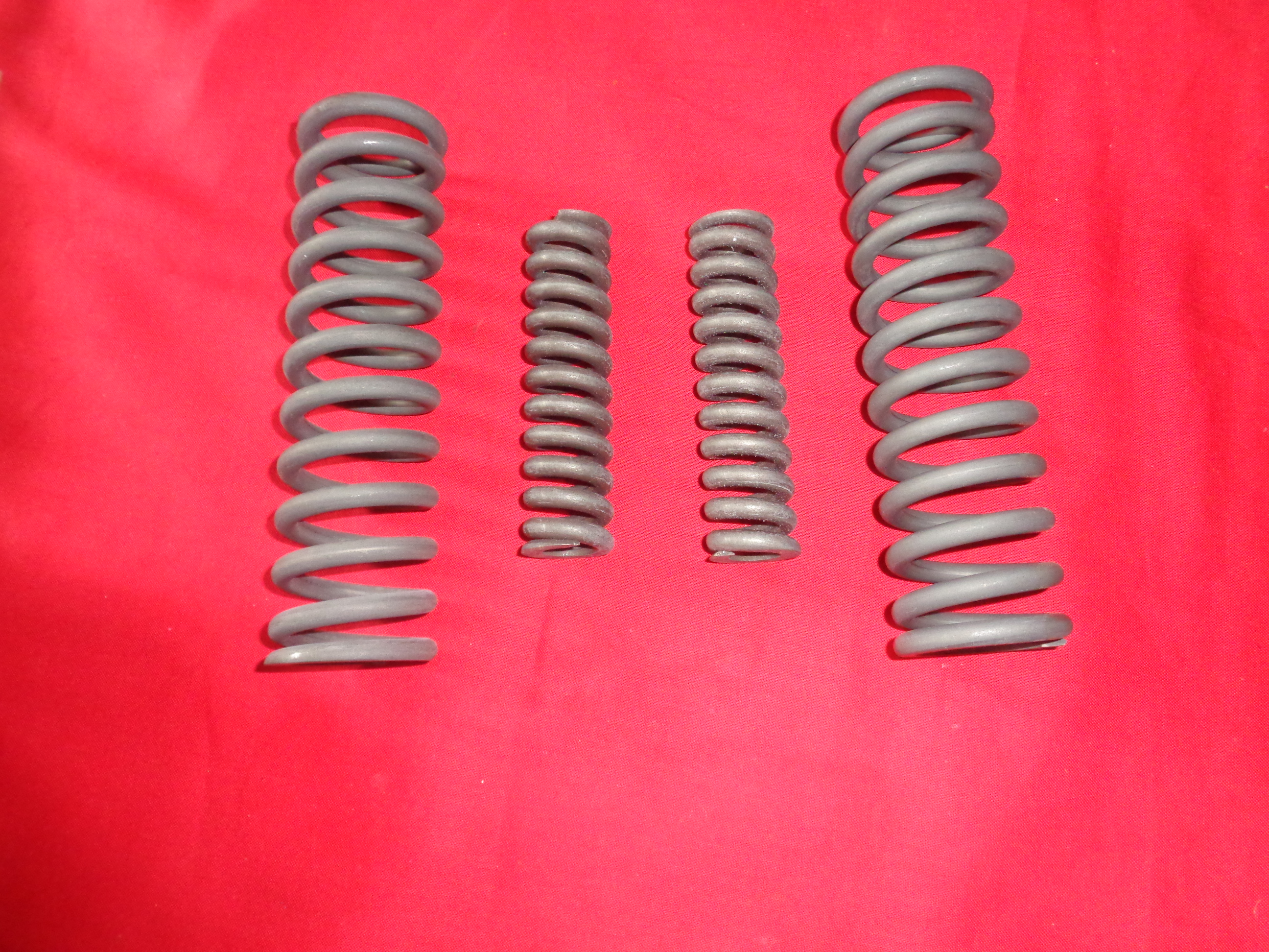 Front fork cushion & buffer springs Harley J JD 1922-23 74", 1924-29 61"
