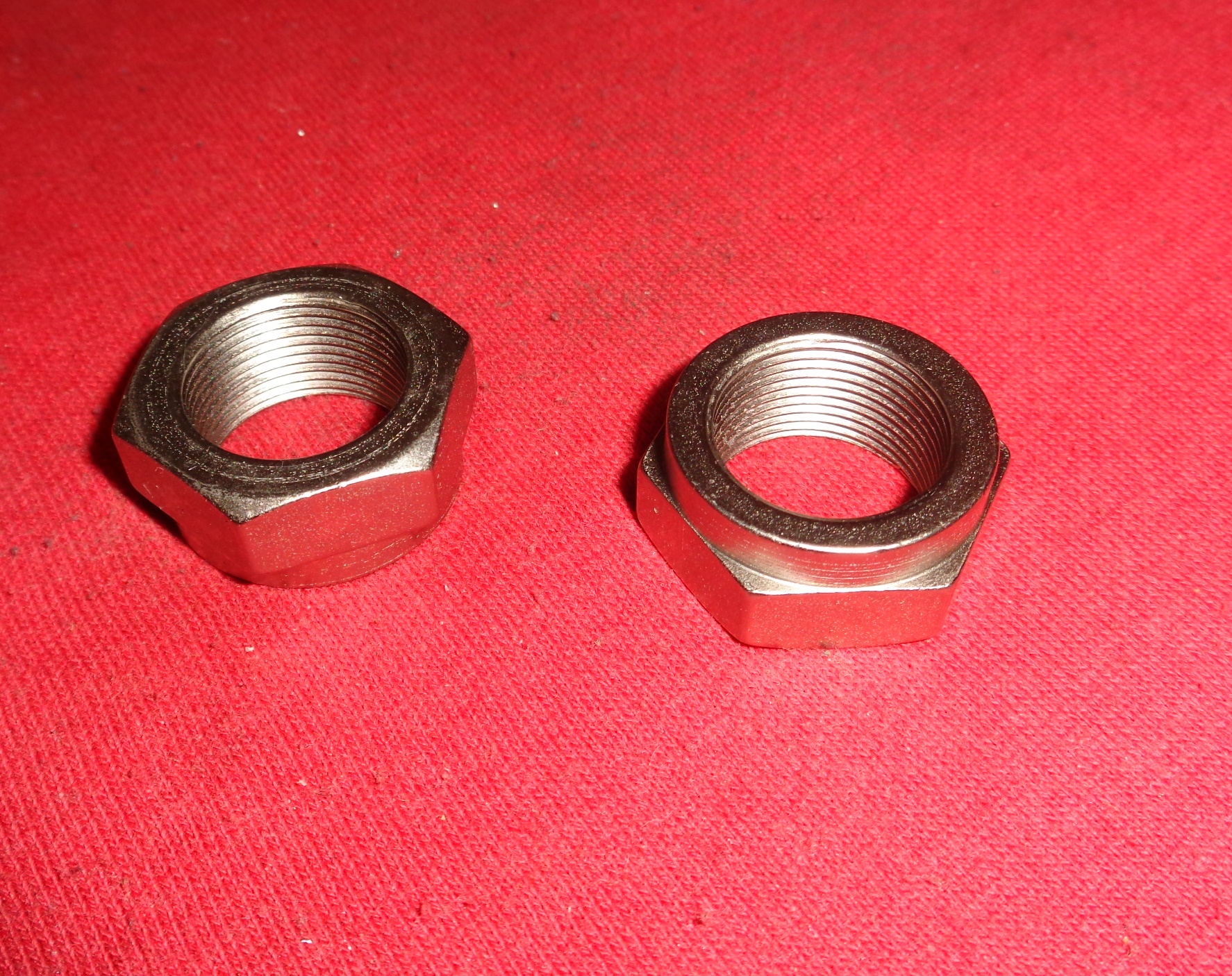 Front Hub Cone Lock Nuts Harley J JD  1921-29