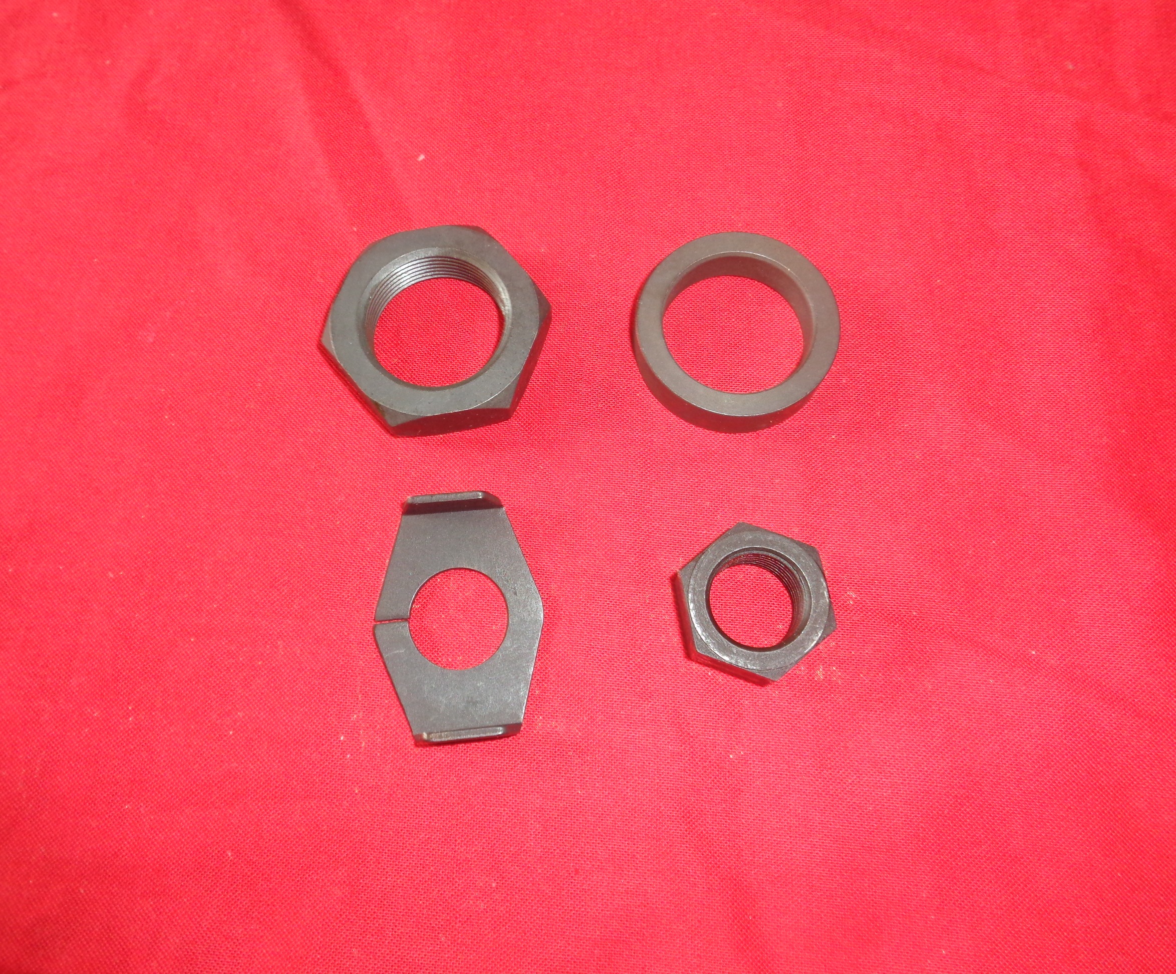Rear axle nut & Lock kit Harley BT 1930-72
