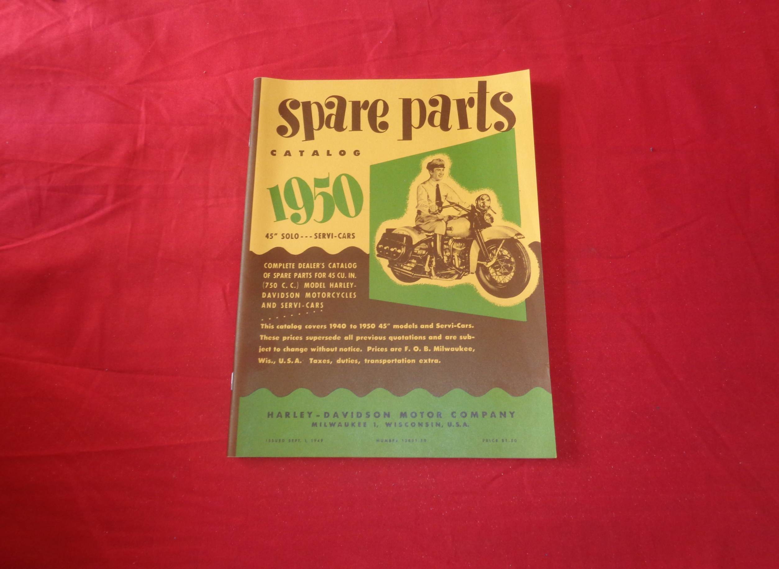 Engine Harley Davidson Spare Parts Online 1940-1950 Harley
