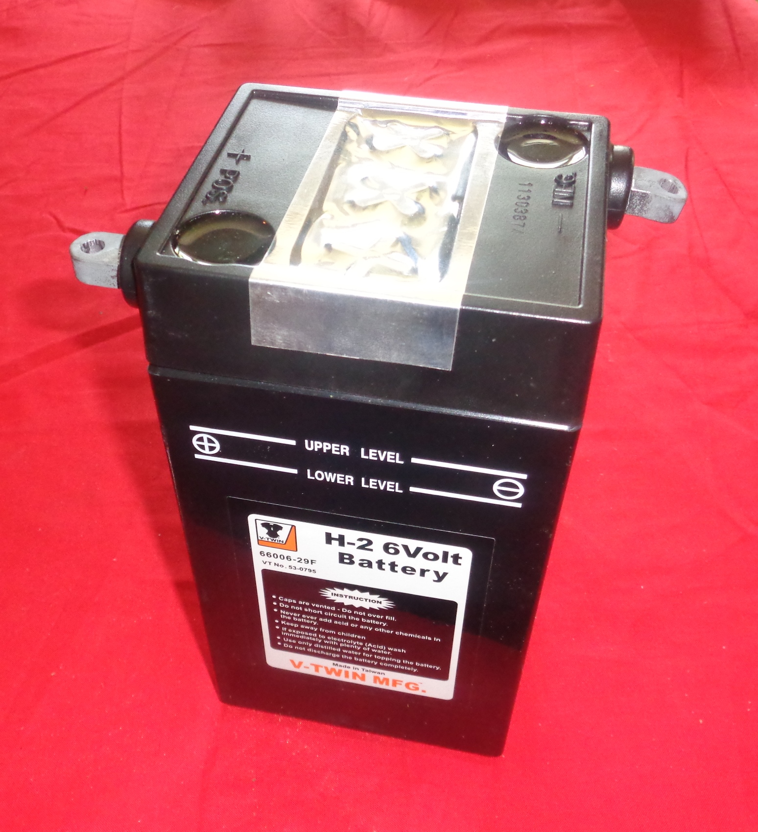 Battery 6V Harley 45" 1929-64 & BT 1936-64