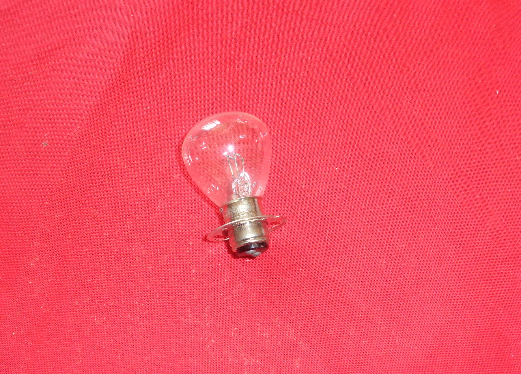 Dual filament Spring Fork bulb 6 V for early headlamps