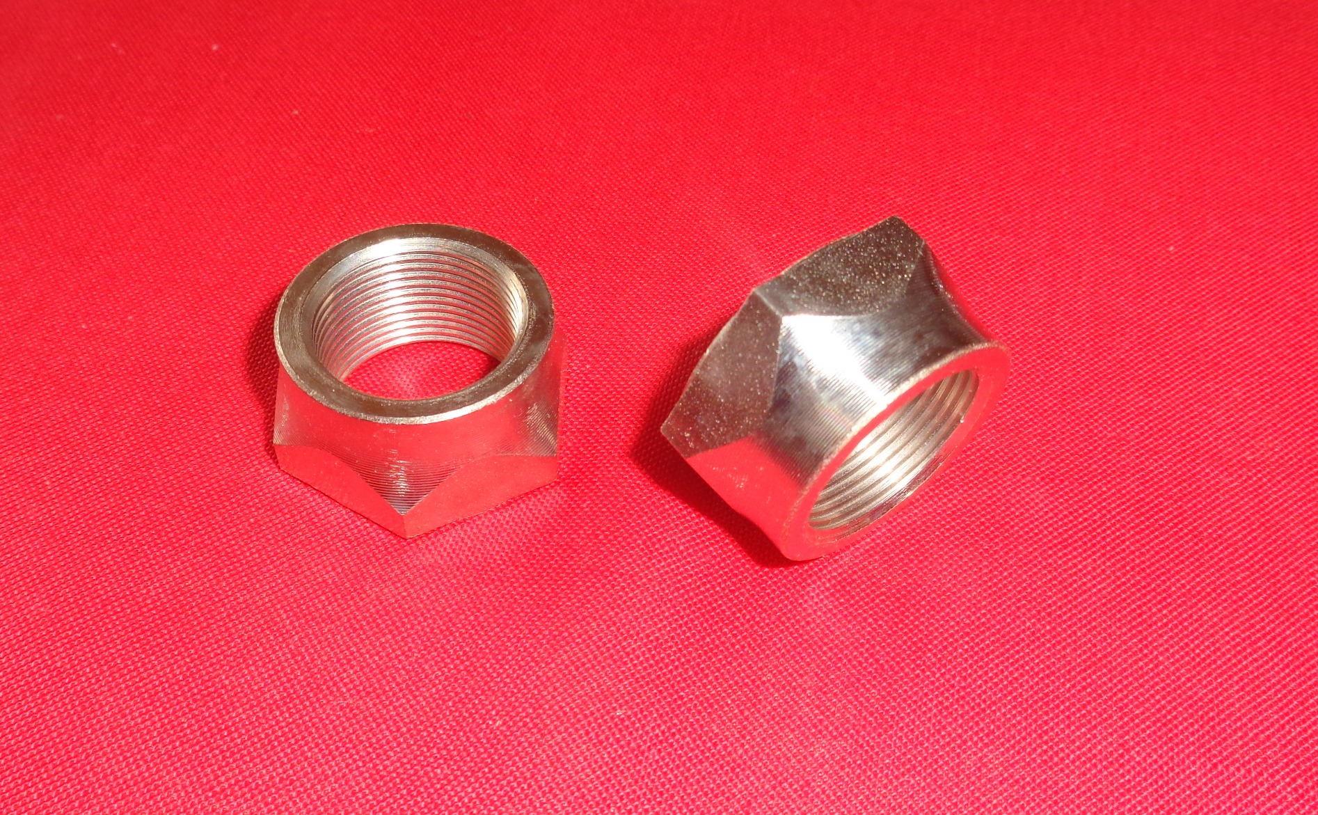 Front Hub Cone Lock Nuts Harley J JD  1916-20