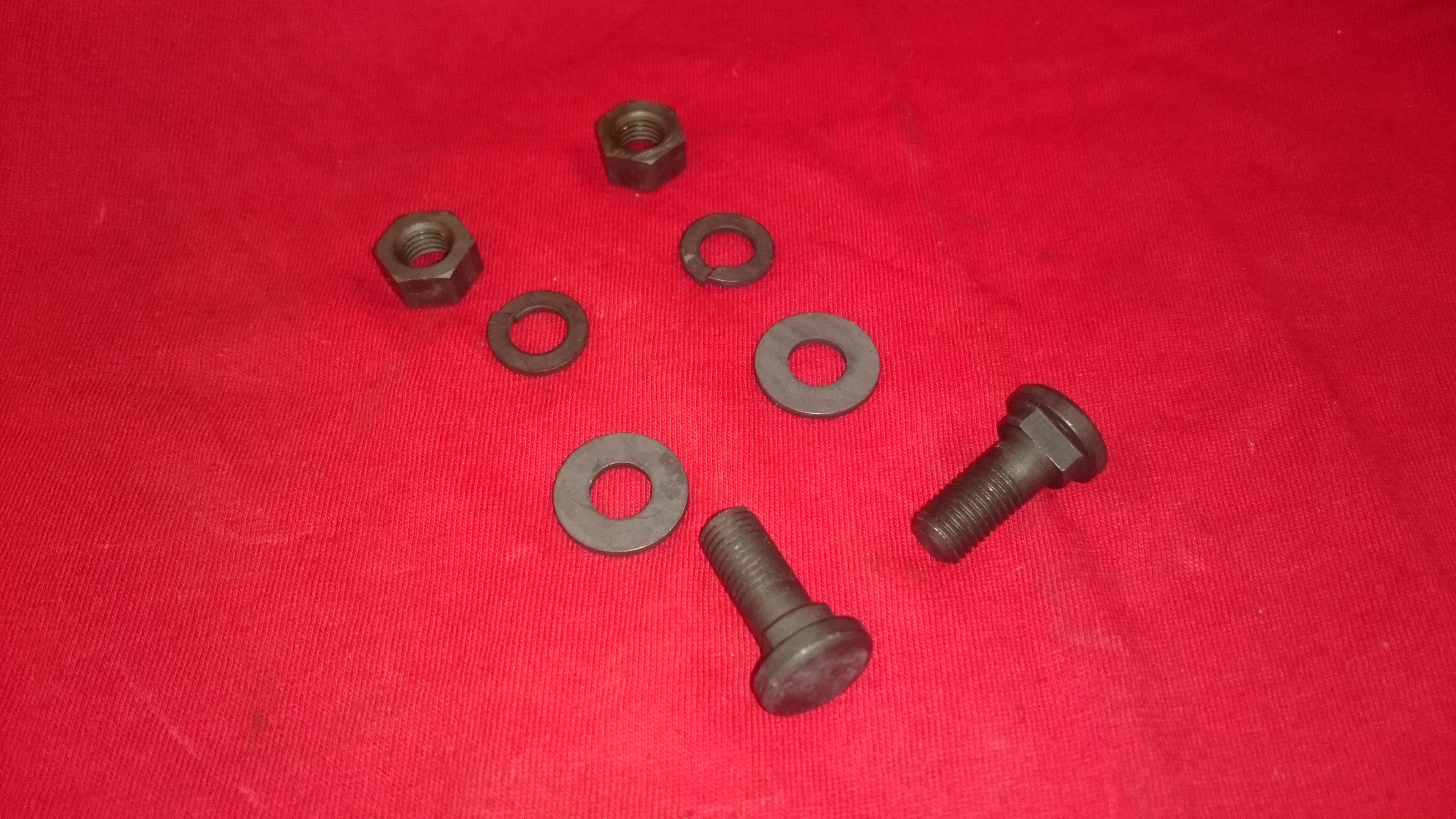 Rear Fender Brace Bracket Bolt Kit Harley Twins 1923-40 OEM Partno: 3743-23