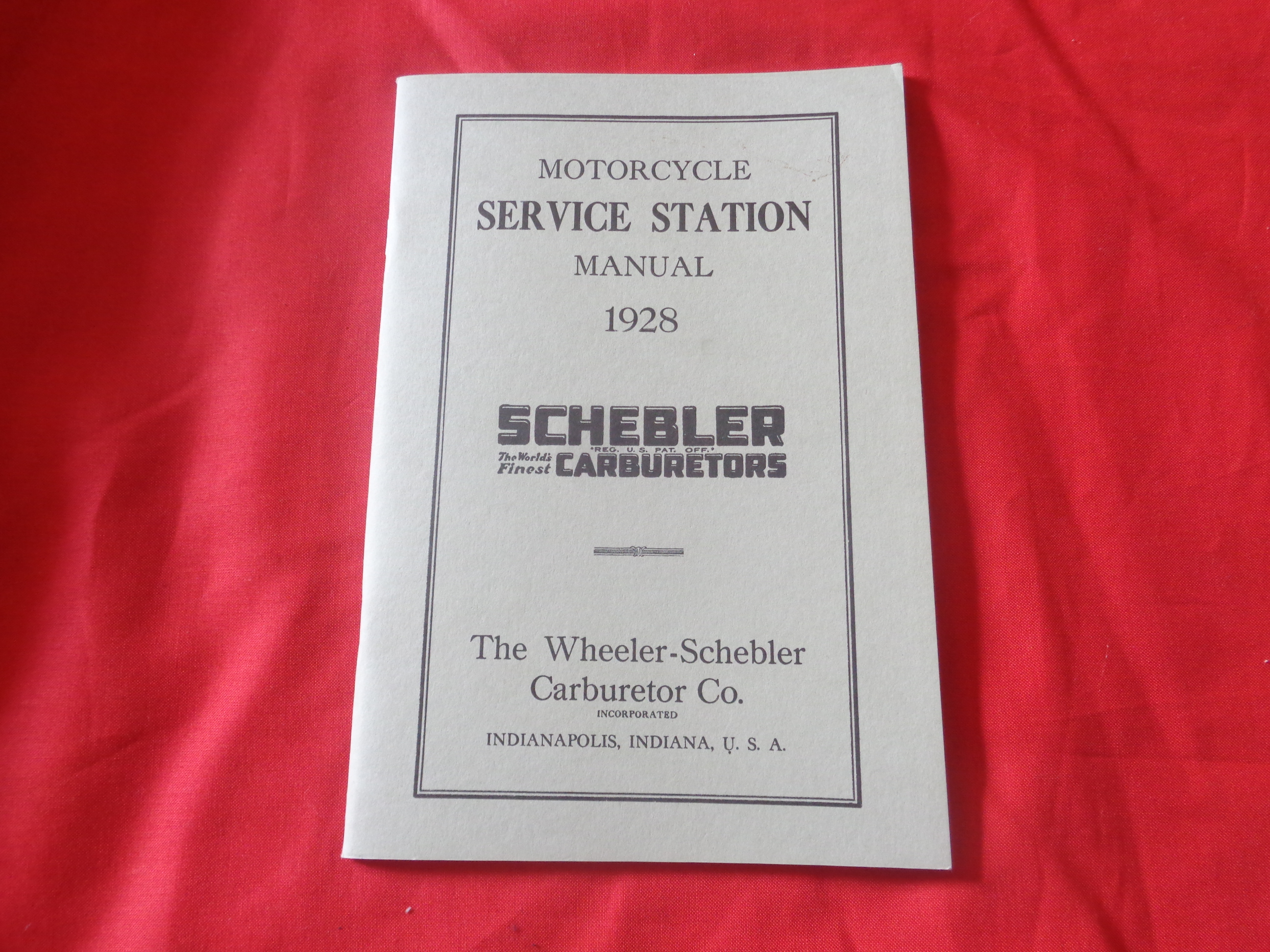 Schebler Carburetor Service Manual
