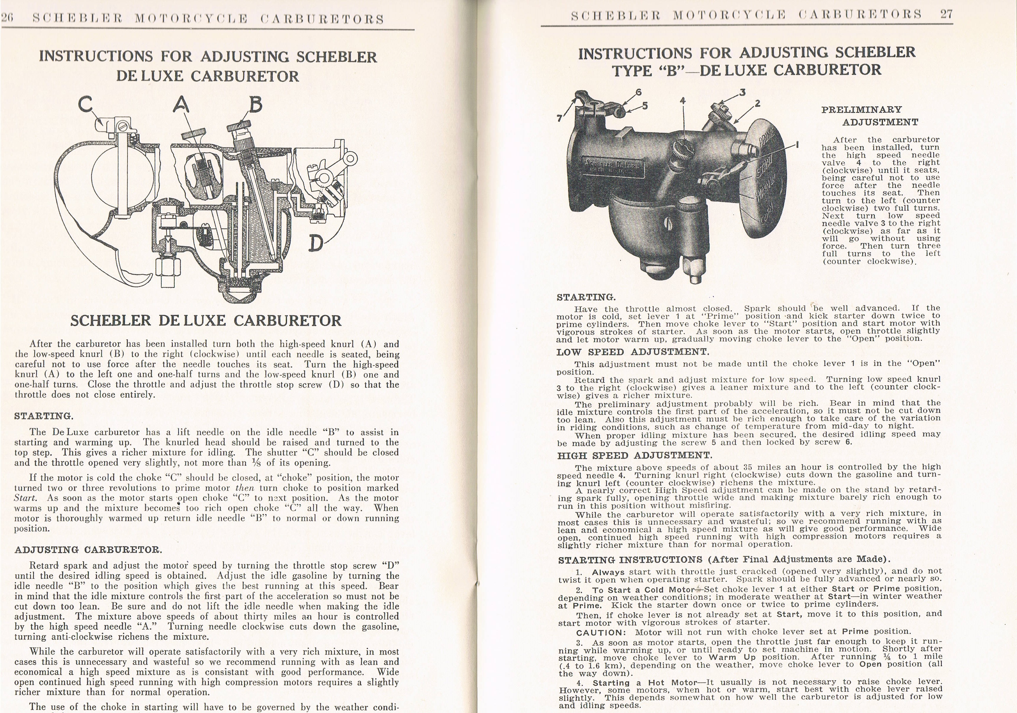 Schebler Carburetor Service Manual - 2
