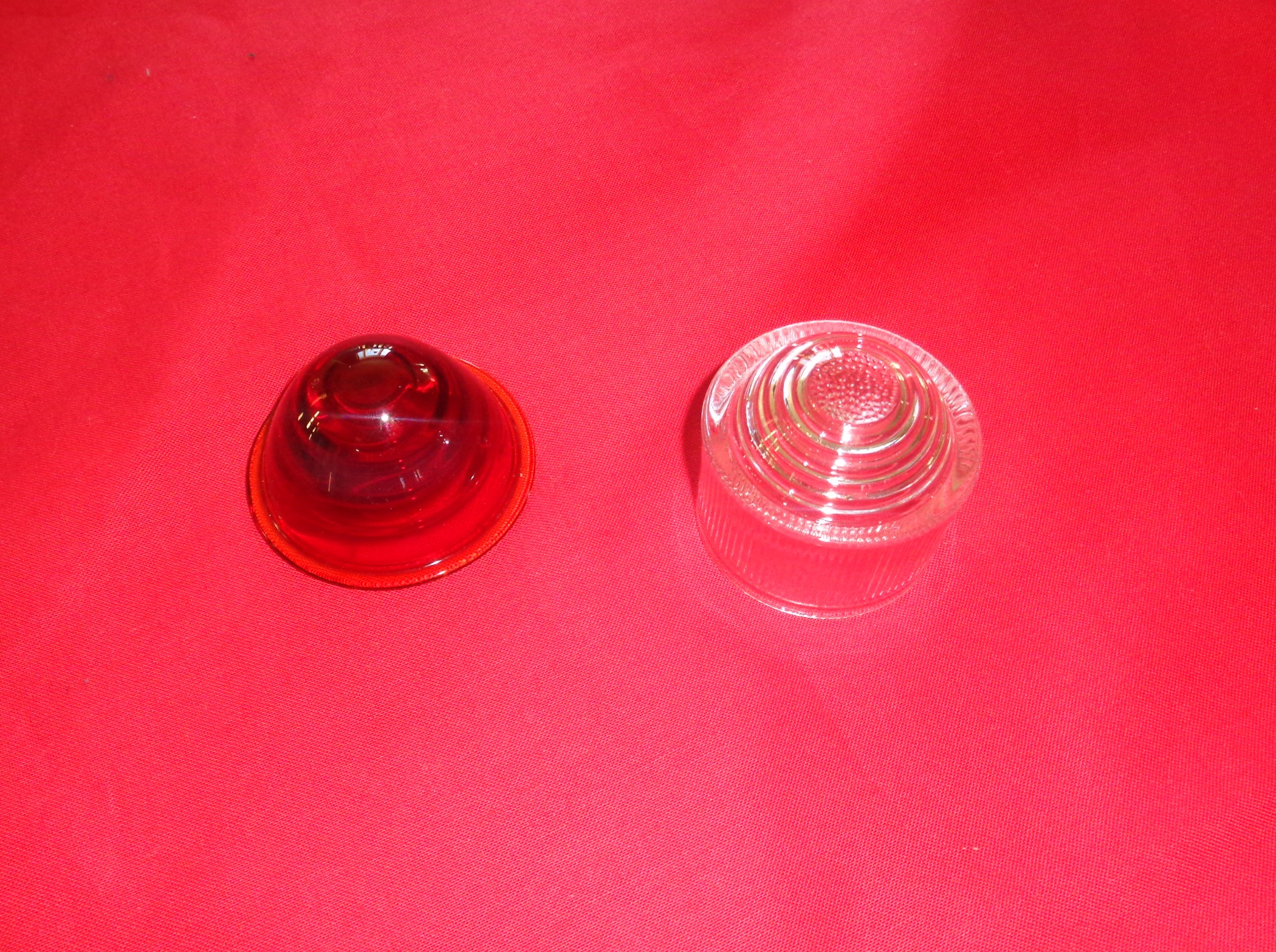 Harley J JD VL DL RL B 1925-38 Tail lamp Glass Lens Kit