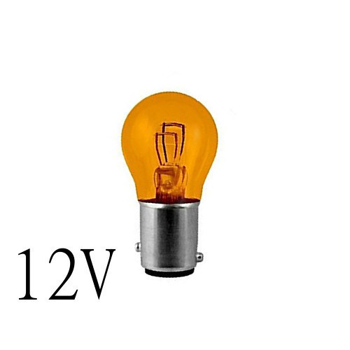 Blinkerslampa orange Bay15d 21/5W 12V - lamportillallt
