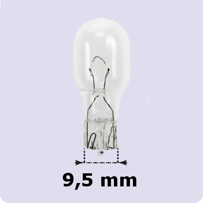 wedge bulb 12v 10w t15