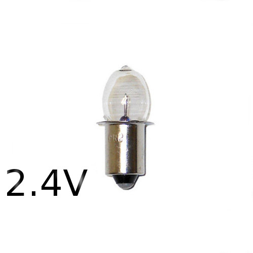 Ficklampslampa krypton P13,5 1000mA 2,4V lamportillallt Ficklampslampa krypton P13,5 1000mA 2,4V lamportillallt