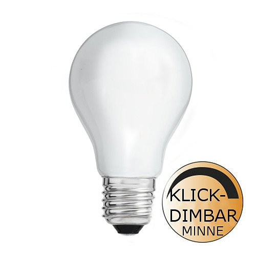Dimbar LED normal 4000K 800lm E27 7,5W lamportillallt Dimbar LED normal 4000K 800lm E27 7,5W lamportillallt